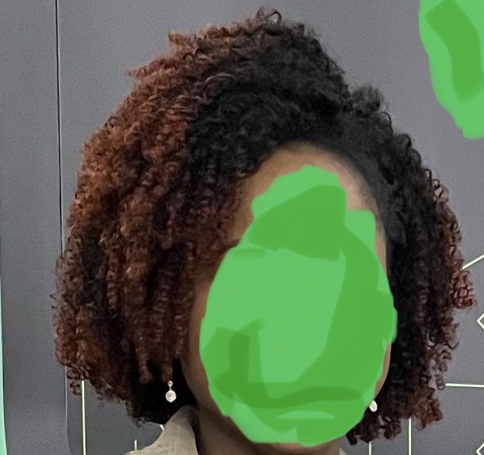 Tissagem humana cacheada afro