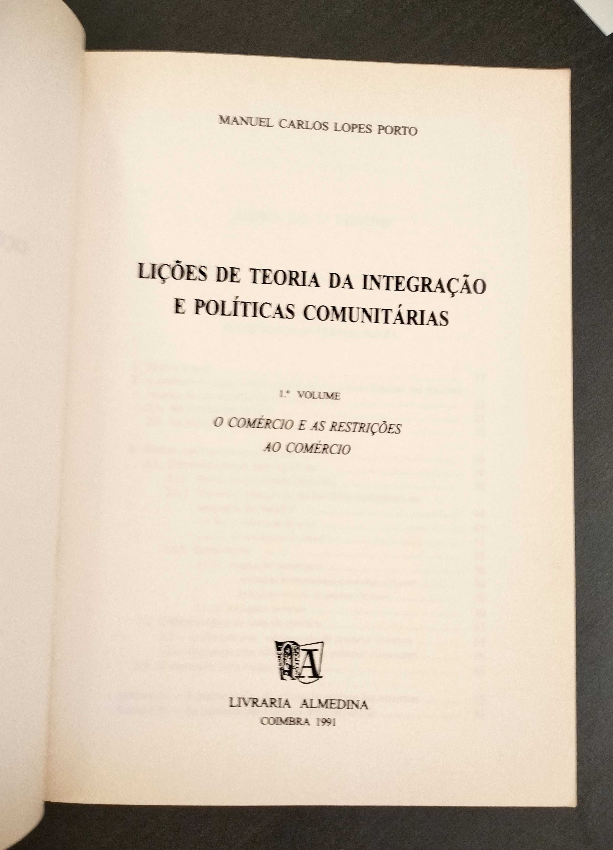 Manuel Porto - Lições de Teoria da Integração e Políticas Comunitárias