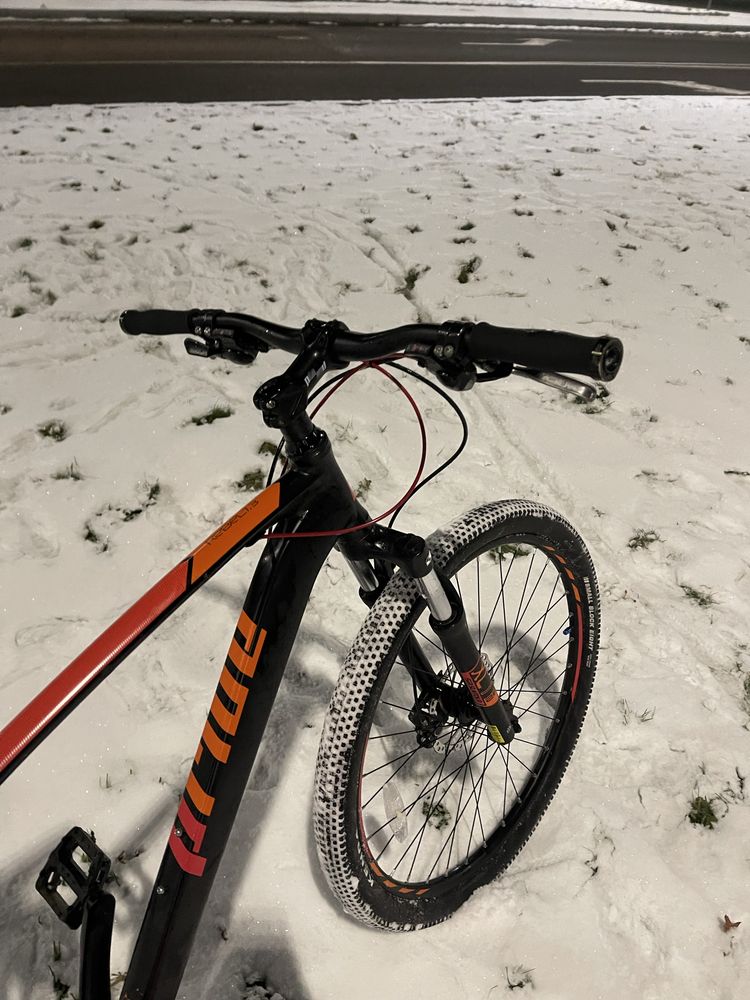 Велосипед 27,5" Pride Rebel 7.3 черный, оранжевый, красный 2017