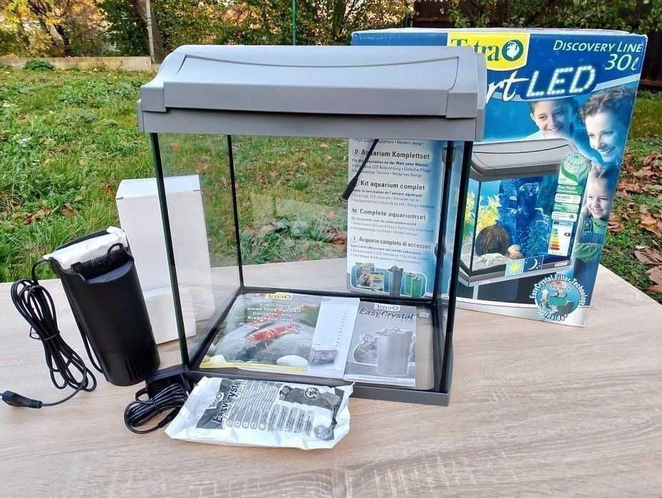 akwarium Tetra 30L 39x29x43 pokrywa ramka filtr led nieużywany WYSYŁKA