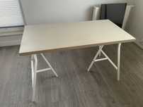 Ikea stół biurko 120x60 cm LINNMON /LERBERG kozły blat
