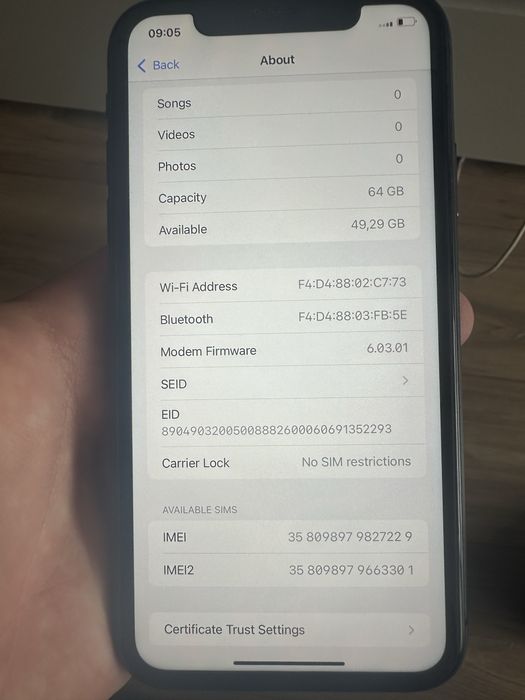 Apple iphone 11 64 black