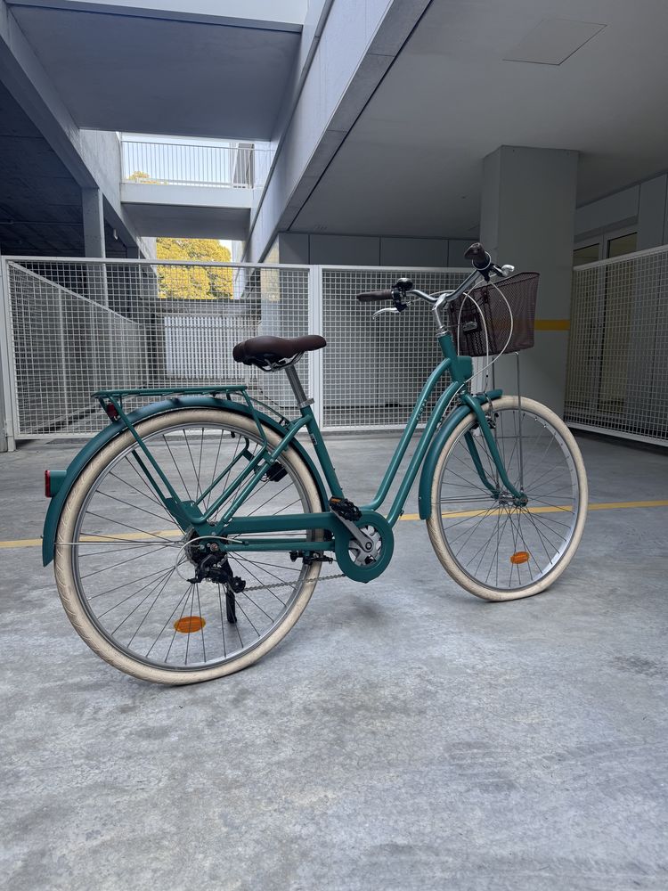 Bicicleta cidade Decathlon mulher