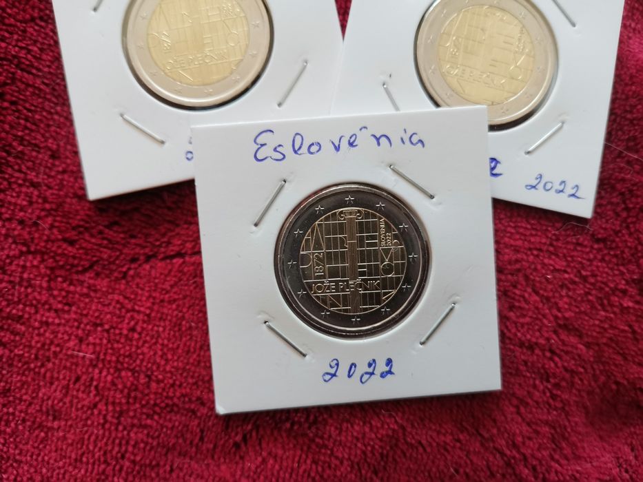Moeda UNC comemorativa de 2€ - Eslovénia 2022