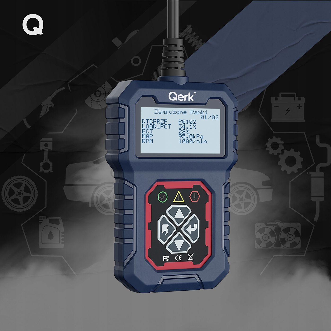 Interfejs Diagnostyczny Tester Obd2 Język Polski Skaner Pl Menu
