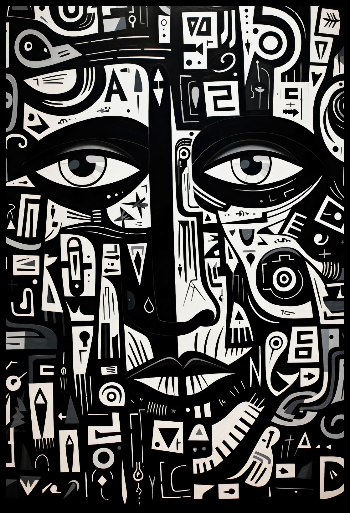 Plakat 61x90,5cm Labirynt Myśli