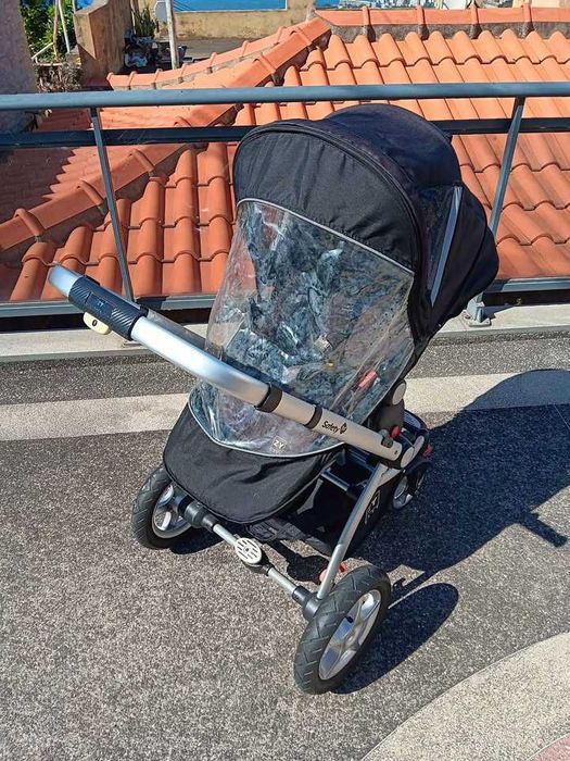 Carrinho bébé com ovinho e base para o carro