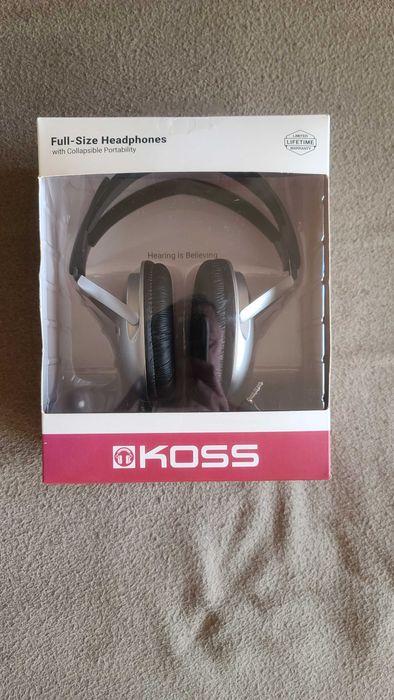 Навушники Koss UR18 Over-Ear дротові повнорозмірні складні 2,4м чистий