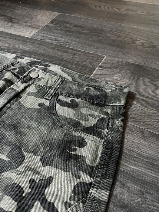 Camo baggy jeans | Камуфляжні широкі джинси y2k sk8 opium type rap rep