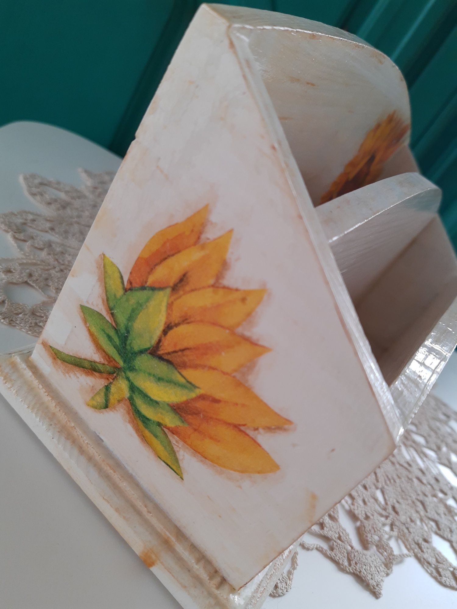 Szafka na klucze i listownik. Komplet. Decoupage.