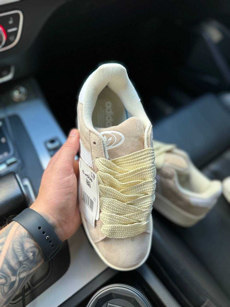 Жіночі кросівки Adidas Campus бежевий AS059 ТОП КРОСИ