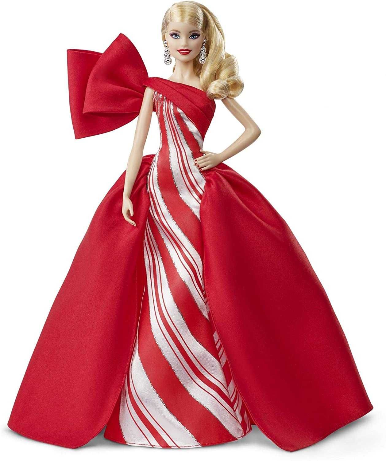 Барби Праздничная в красном платье коллекционная Barbie 2019 Holiday