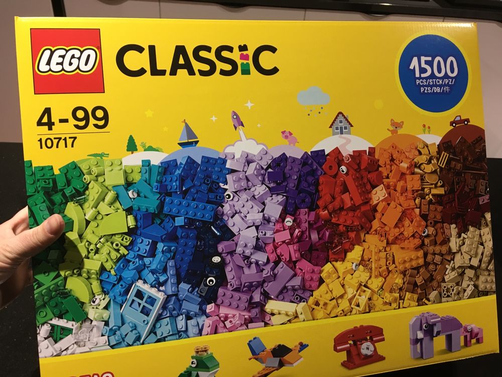 Klocki lego 1500 elementow classic 10717