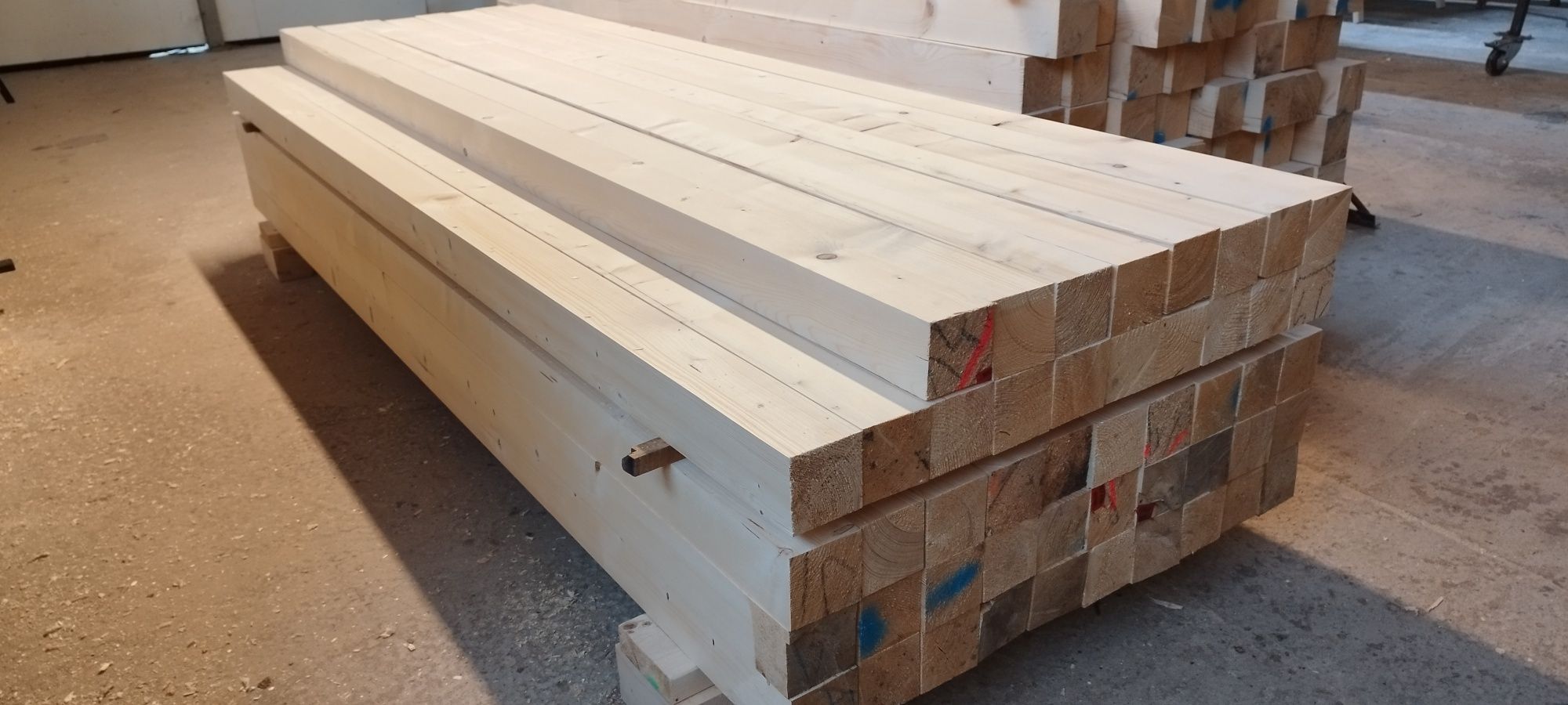 Drewno konstrukcyjne C24 45x95 45x145  świerk 100x100 120x120