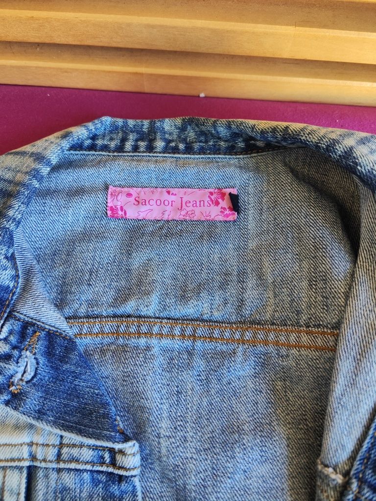 Casaco Sacoor de ganga/ jeans