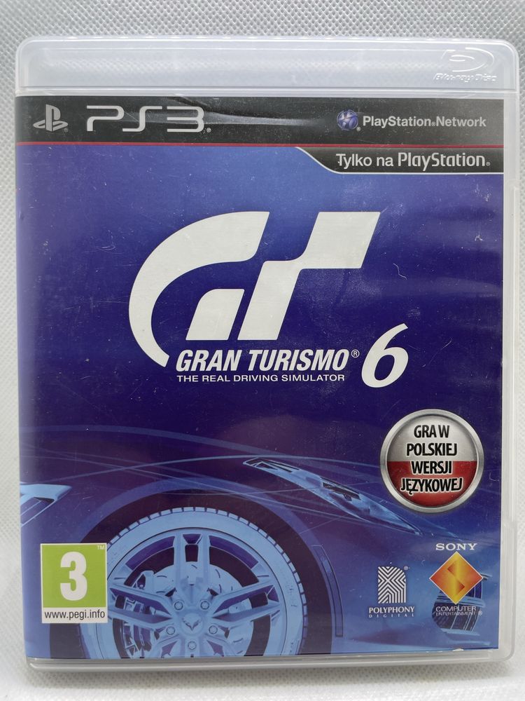 Gran Turismo 6 PS3 Polska Wersja PlayStation