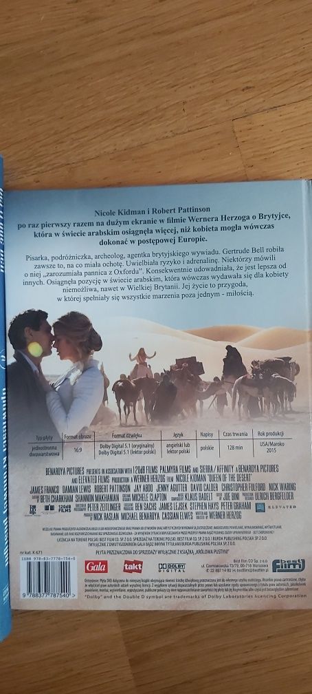 Gertrude Bell Opowieści królowej pustyni + film dvd królowa pustyni