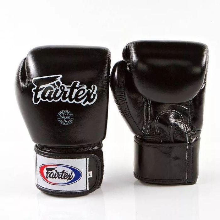 Боксерські рукавички Fairtex BGV1 Чорні 16 унцій