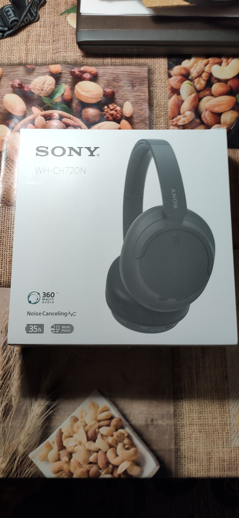 Навушники з мікрофоном Sony WH-CH720N Black