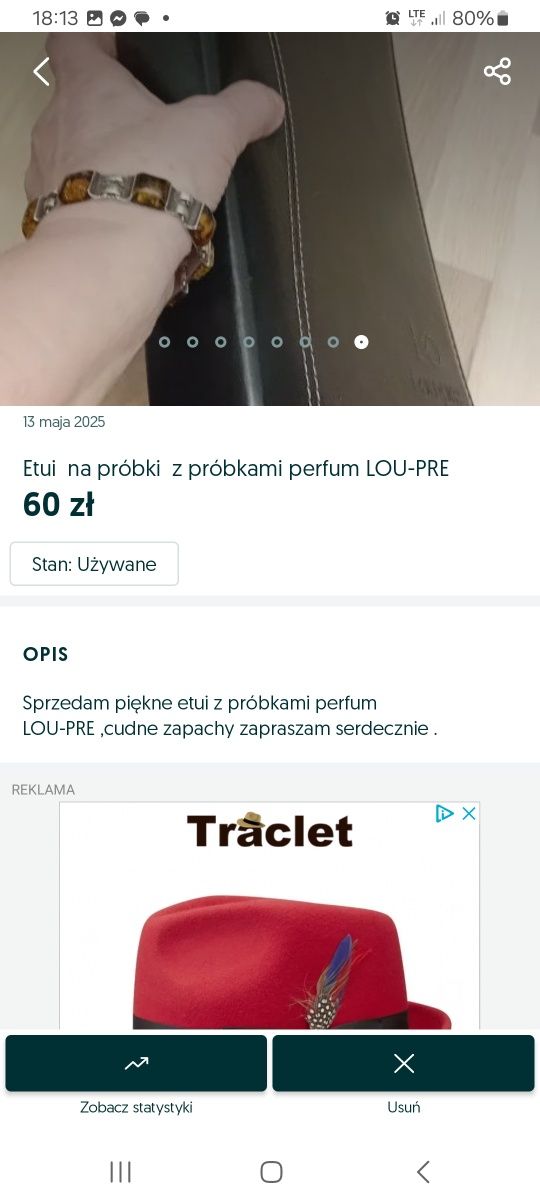 Etui z próbkami perfum Lou-Pre