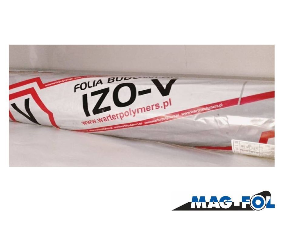 Folia Budowlana Izolacyjna 0,5mm Atest wym 6x25m=150m2 IZO-V