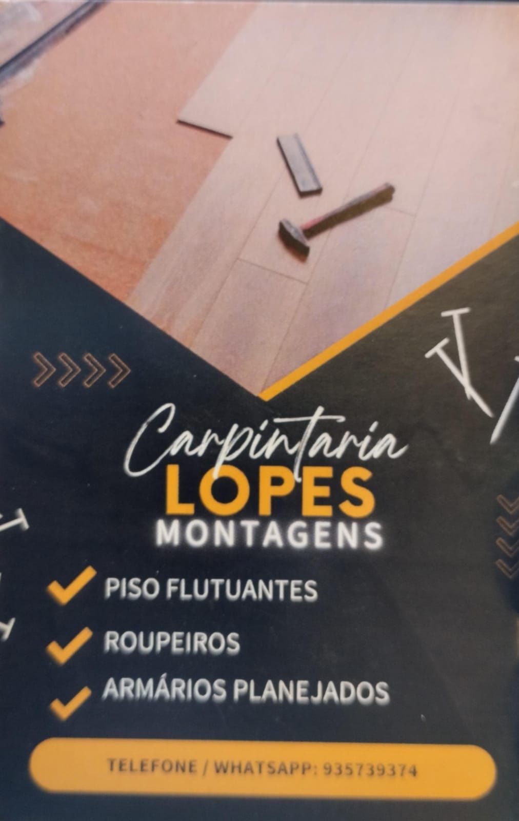 Carpinteiro , Execuções projetos e reparações. Decks.