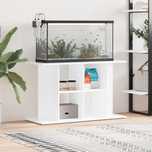 Stylowa szafka pod akwarium 100x40x60 cm, biała na wysoki połysk