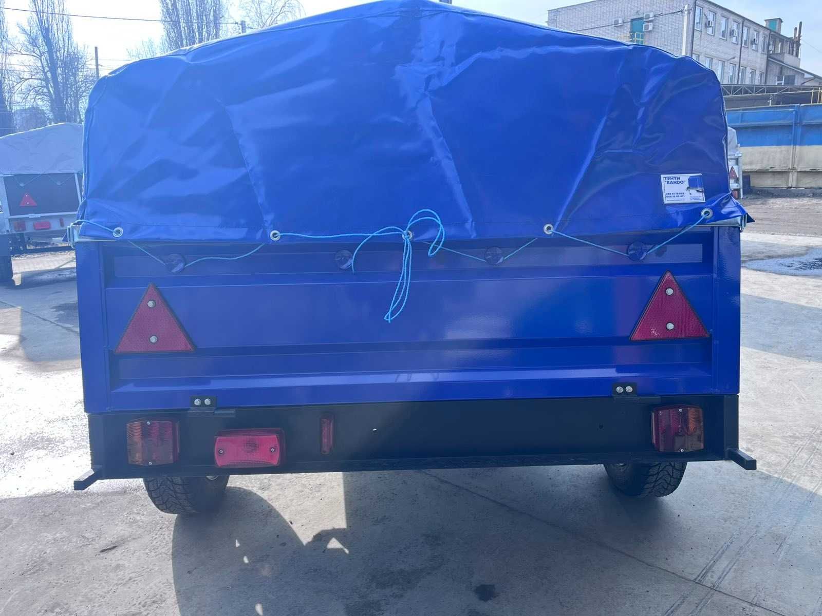 Новий надійний причіп автомобільний 2000*1300х35 (модель Дніпро-200)