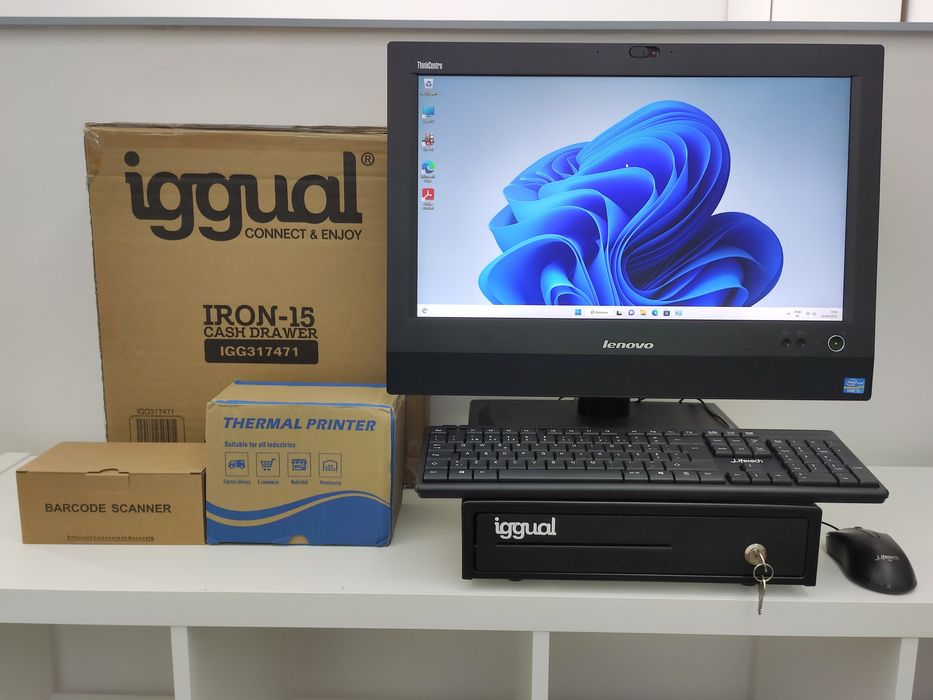 Barato !! POS LENOVO  completo  / Gaveta + Impressora + Scanner NOV