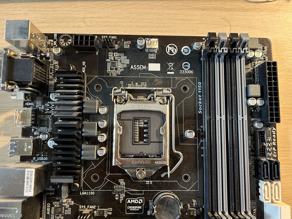 Płyta główna GA-B85M-D3Н Gigabyte LGA1150 miniatx motherboard