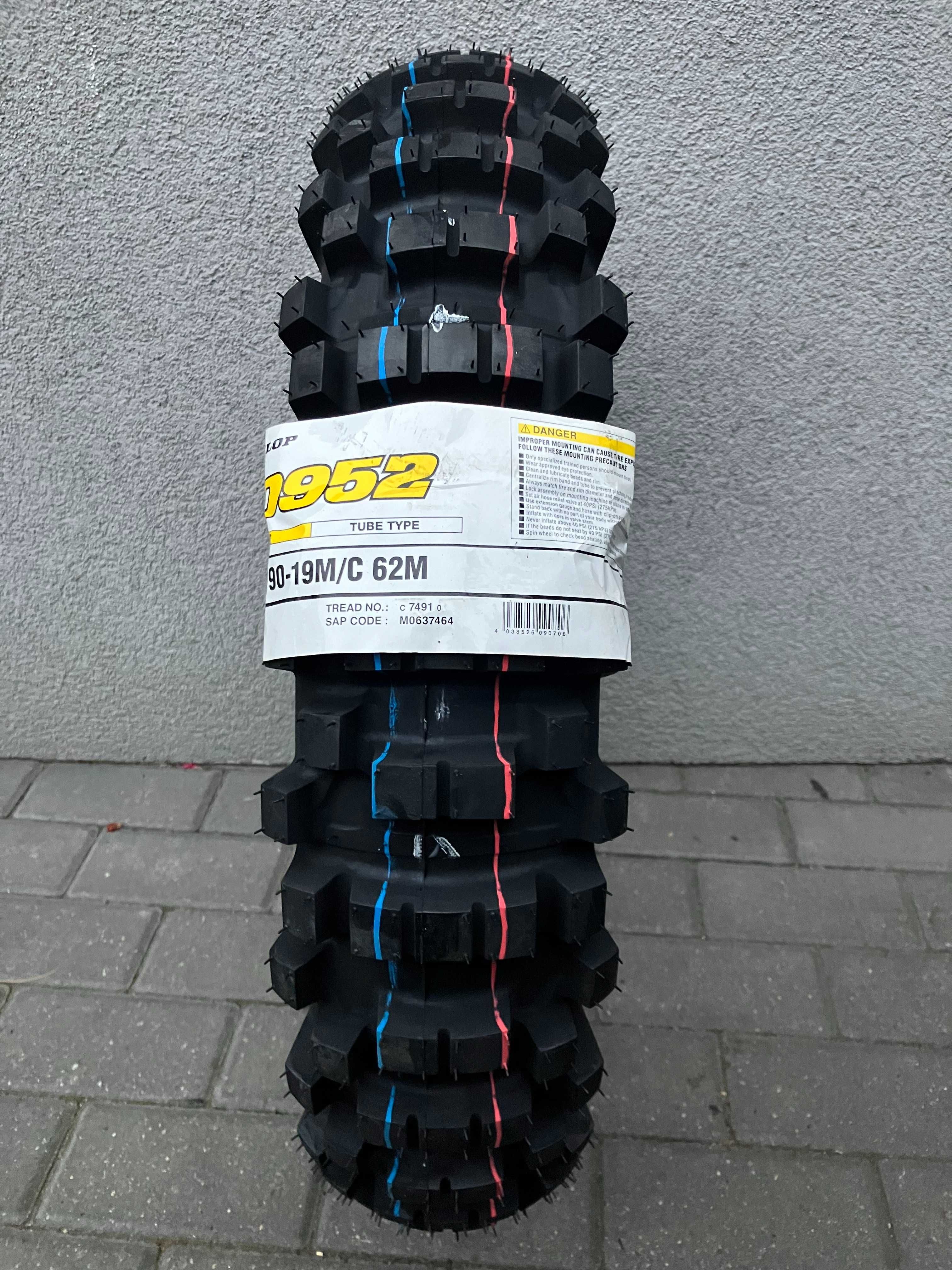 110/90-19 Dunlop D952 TT M/C 62M Cross 2024