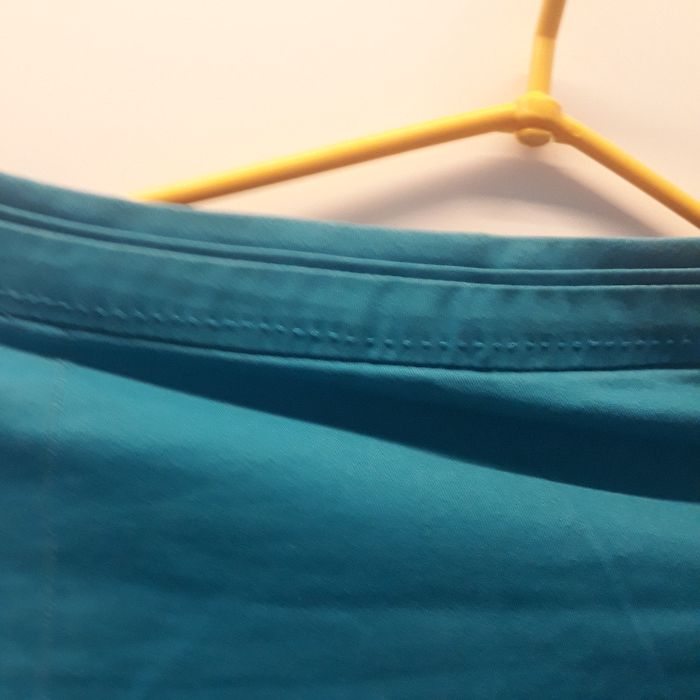 Turkusowa spódnica H&M, wąska, ołówkowa