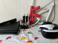 PS4 PRO 1t с VR. Комплектация- максимум