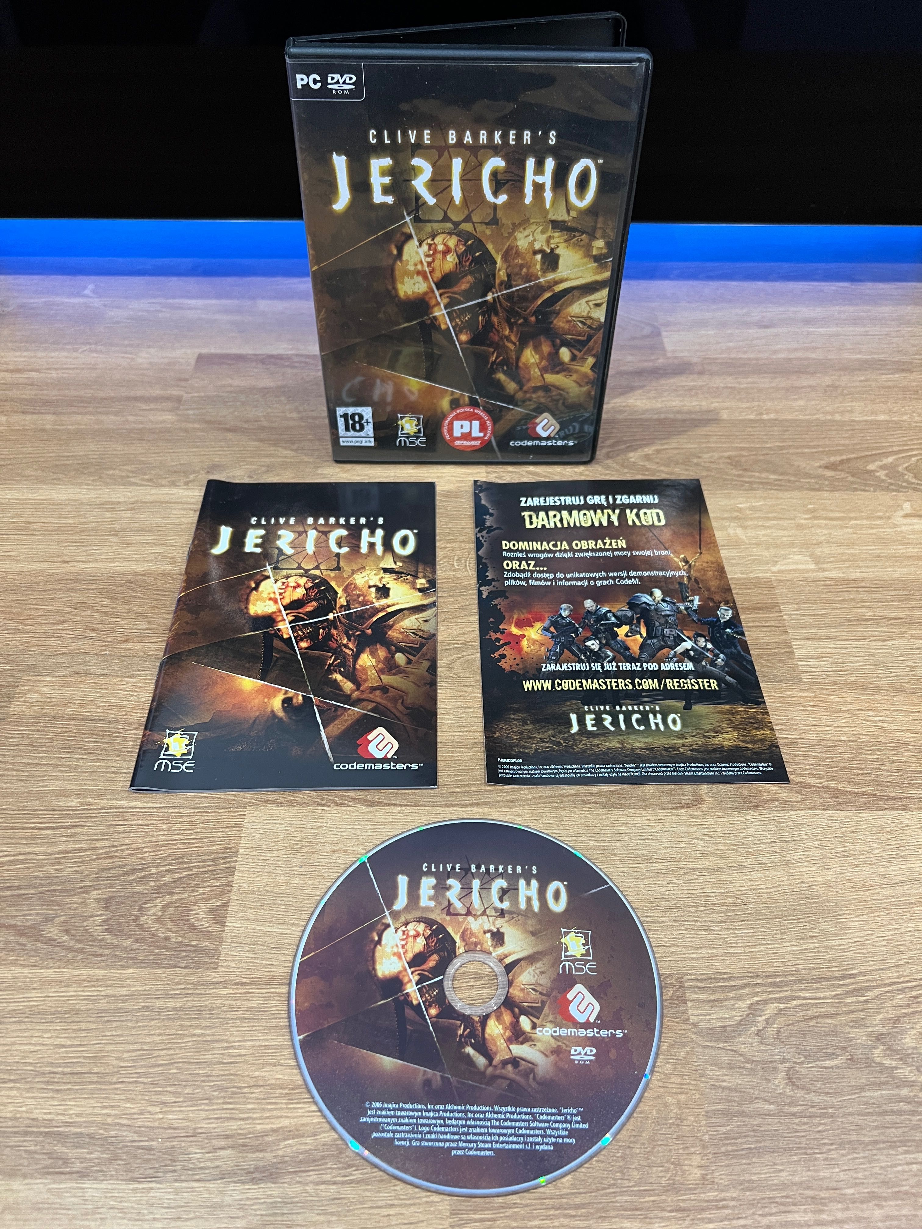 Clive Barker’s Jericho (PC PL 2006) BOX kompletne premierowe wydanie