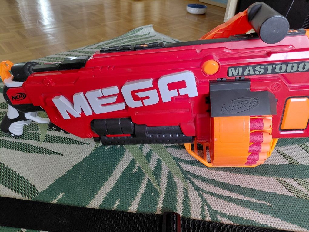 Nerf mega mastodon plus nerf bigshock