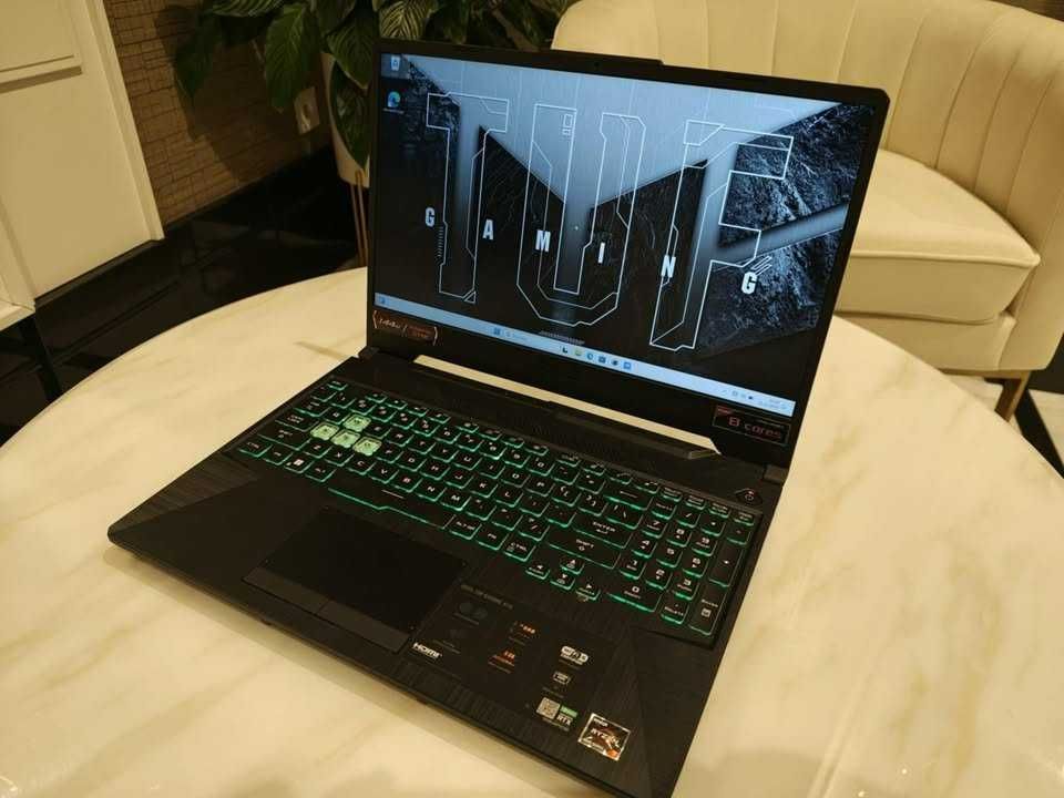 GAMINGOWY Laptop ASUS TUF 15.6"144Hz,RYZEN7 16x4.40Ghz16GB,RTX3060-6GB
