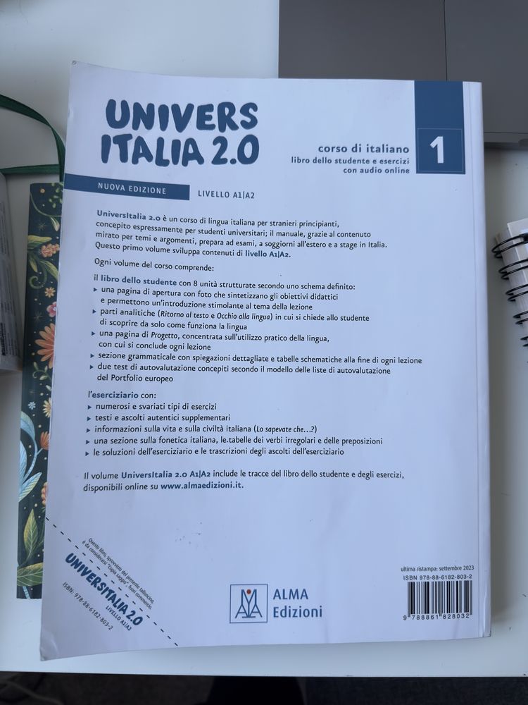 Universitalia 2.0 poziom A1-A2 książka do nauki j. Włoskiego