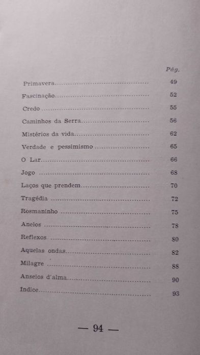Flores do Monte 1959 António da Eira 1ª Edição