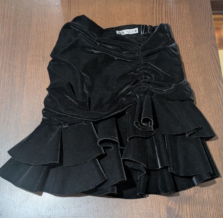 Saia de Veludo - ZARA