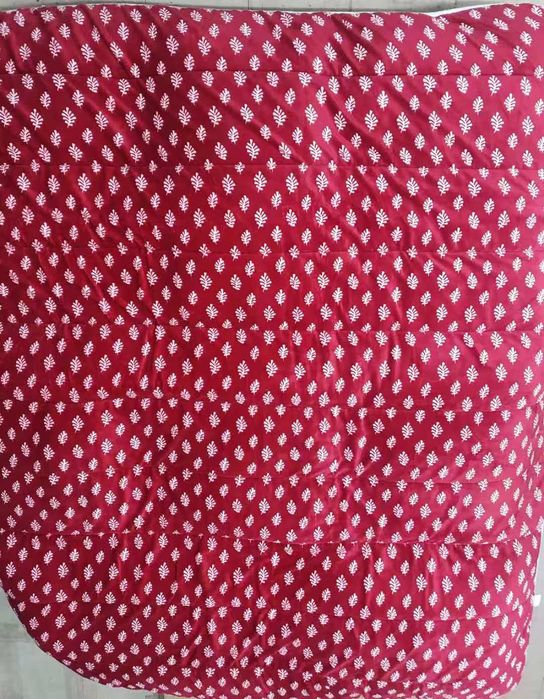 Edredão cama casal coralina+borrego