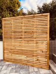 Płot Żaluzjowy Drewniany Listwowy Premium Pergola Drewniana