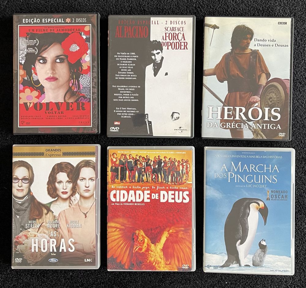 DVDs diversos , bom estado