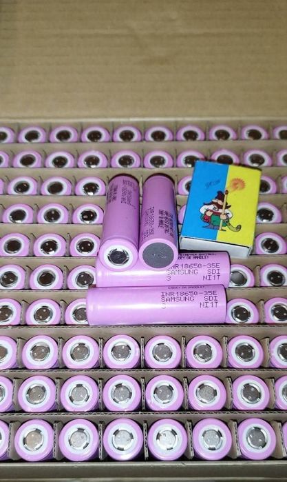 Якісні Акумулятори 18650 Samsung 35E 3500mah павербанк розборка блоків