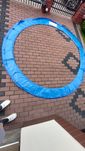 Wytrzymała niebieska osłona sprężyn   trampoliny 10 ft 305 cm PVC