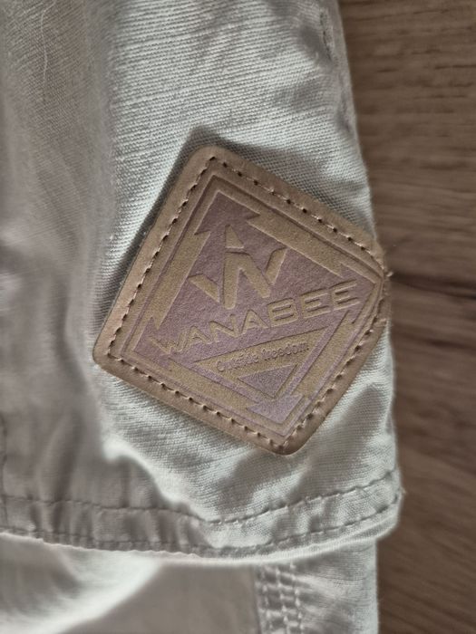 Spodnie Wanabee bojówki beżowe pustynne XXL męskie uniseks