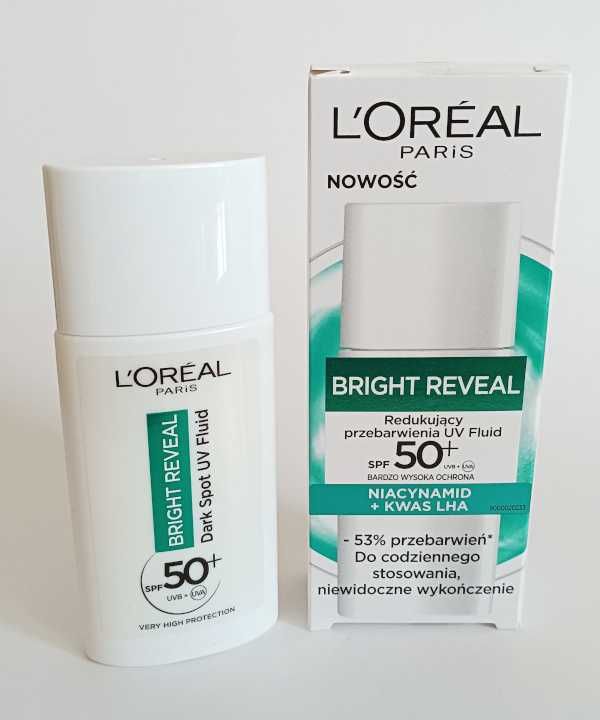 Redukujący przebarwienia UV Fluid z SPF 50+ Bright Reveal LOreal Paris