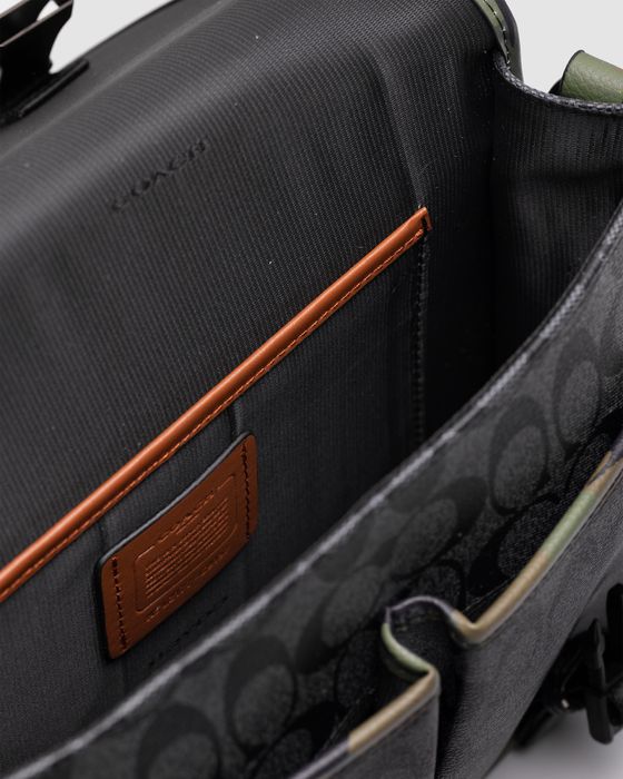 Чоловіча сумка Coach мужская сумка барсетка мессенджер через плечо