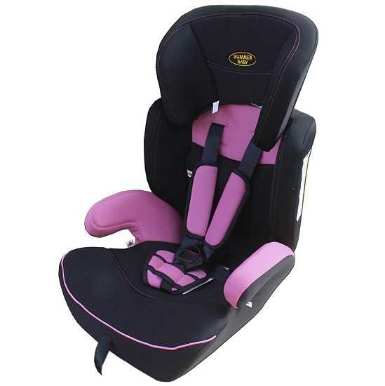 Nowy Fotelik Summer Baby Model CLASSIC 9-36kg Różowy