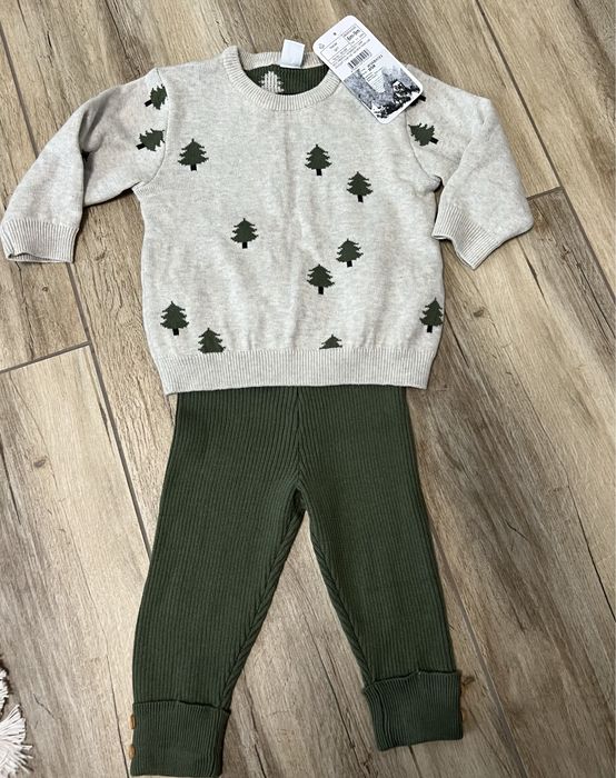 Вязаний трикотажний новорічний костюм h&m waikiki