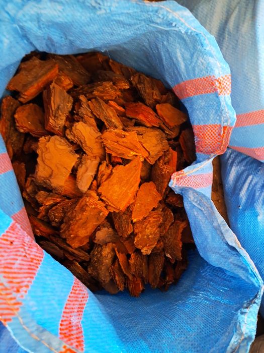 Kora sosnowa w kawalkach